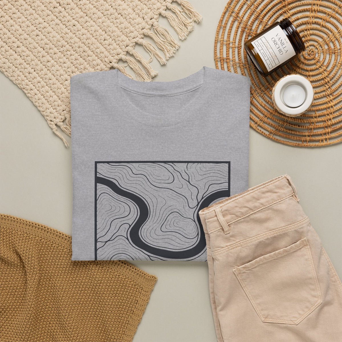 Nashville Topo Map T-Shirt