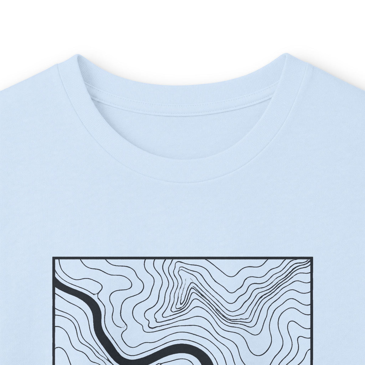 Chattanooga Topo Map Long Sleeve T-Shirt