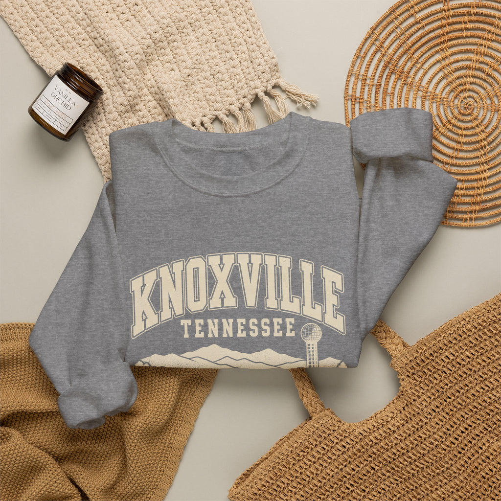Knoxville Vintage Varsity Crewneck Sweatshirt