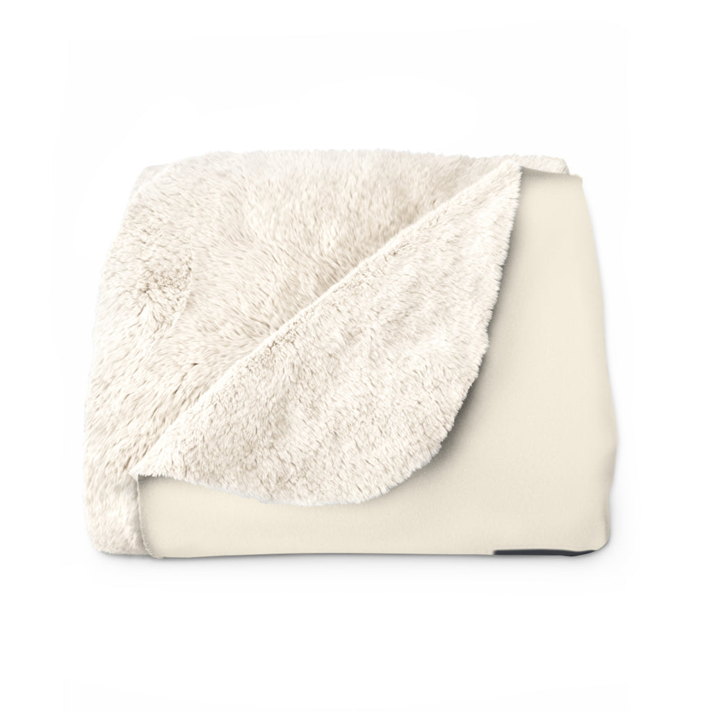 Nashville Topo Map Sherpa Blanket