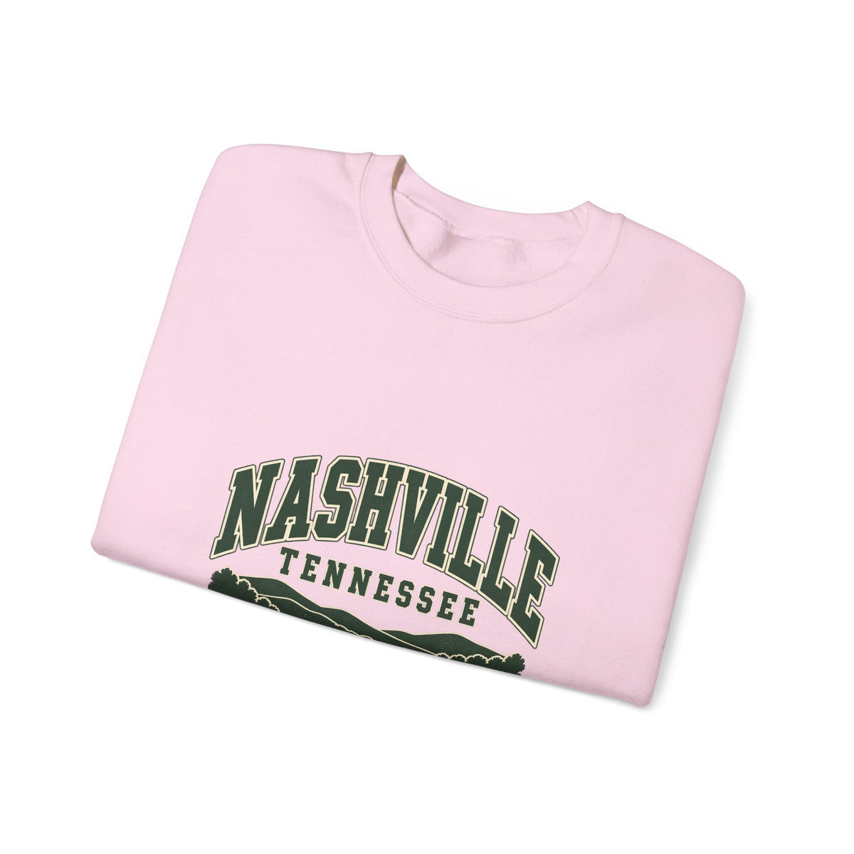 Nashville Vintage Varsity Crewneck Sweatshirt