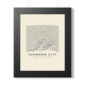 Johnson City Ridgeline Framed Print