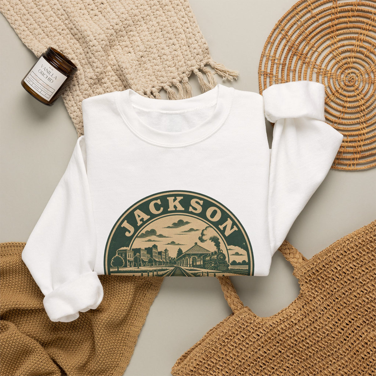 Jackson Park Badge Crewneck Sweatshirt