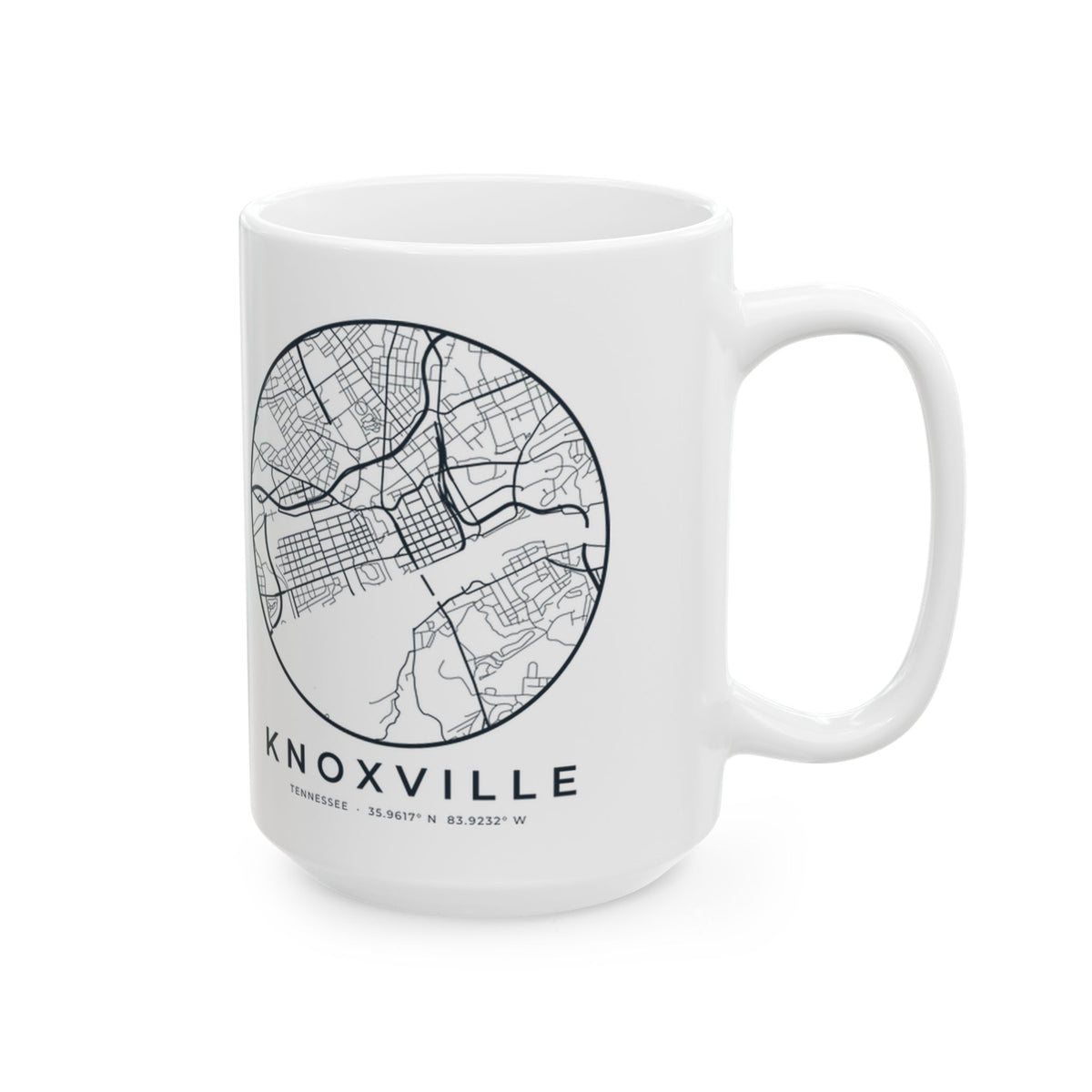 Knoxville Street Map Mug