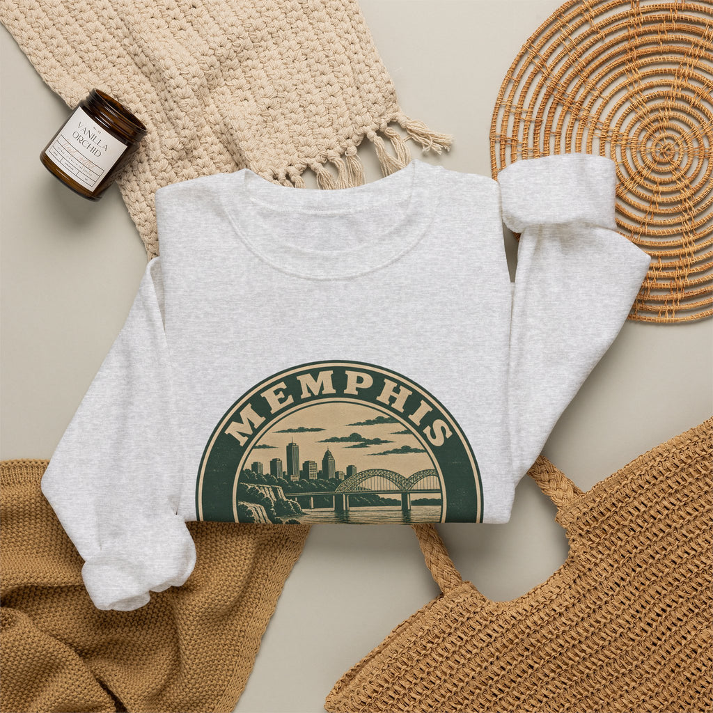 Memphis Park Badge Crewneck Sweatshirt