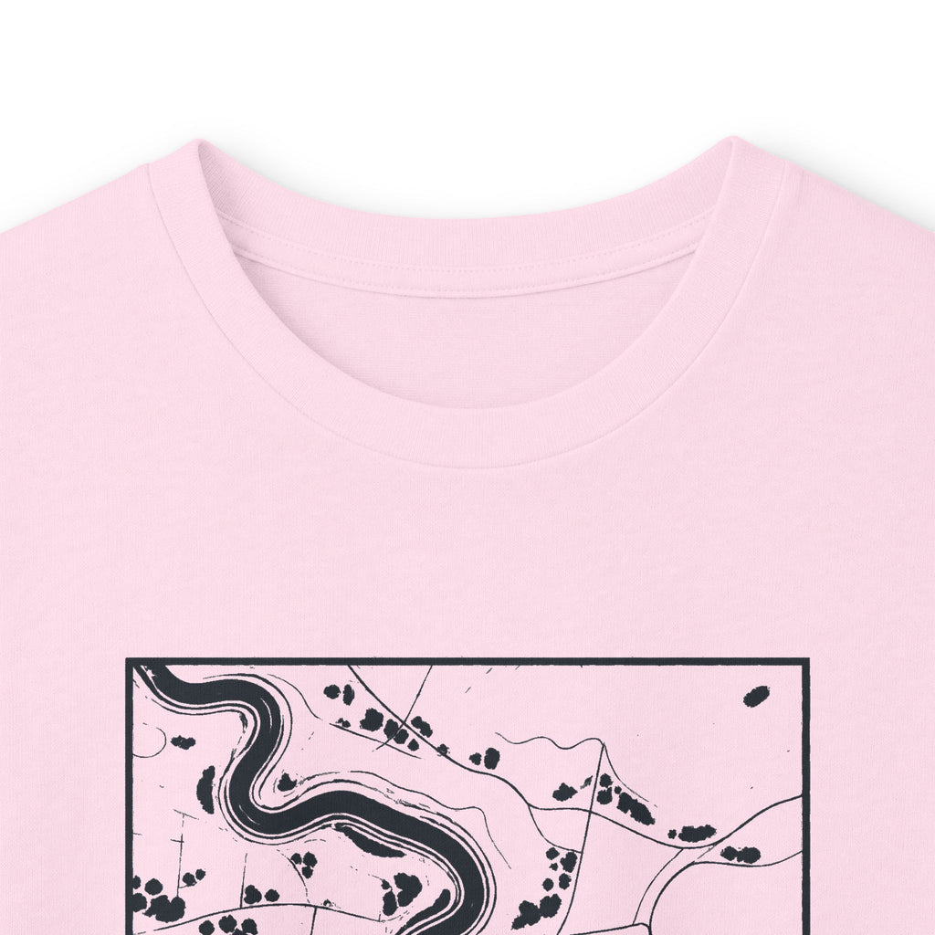 Murfreesboro Topo Map Long Sleeve T-Shirt