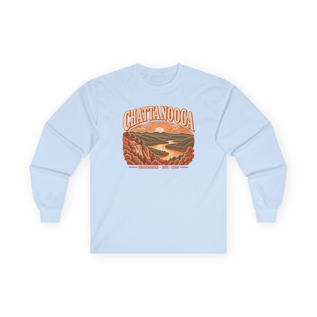 Chattanooga Engraved Valley Long Sleeve T-Shirt