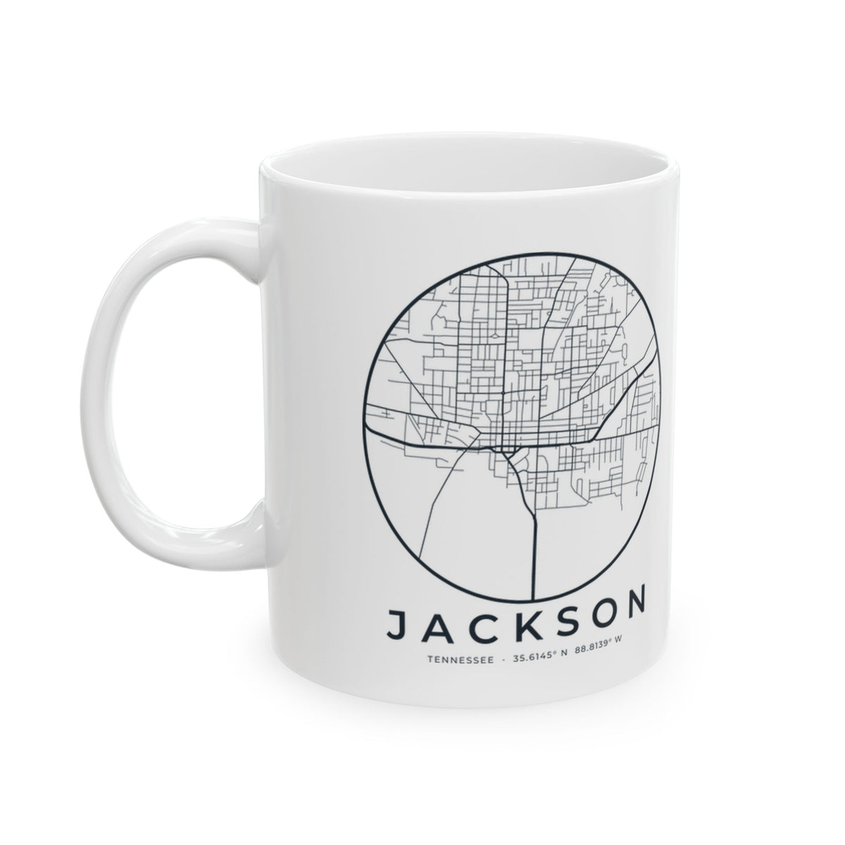 Jackson Street Map Mug