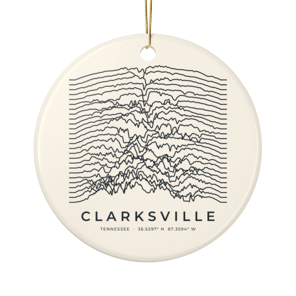 Clarksville Ridgeline Ornament