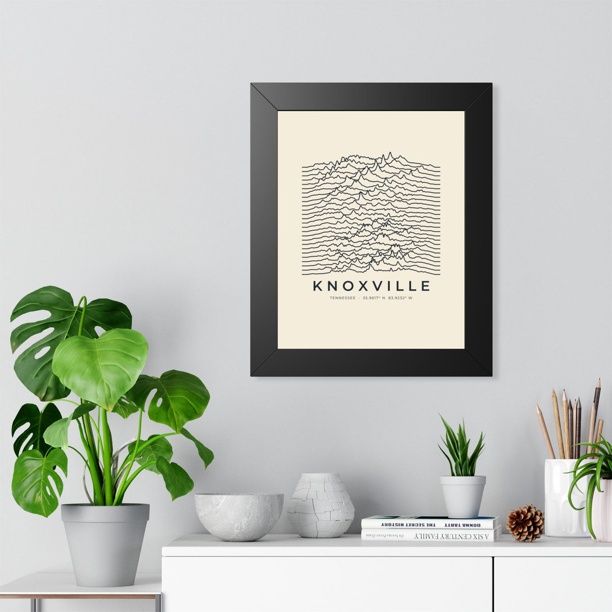 Knoxville Ridgeline Framed Print