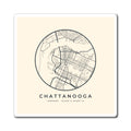 Chattanooga Street Map Magnet