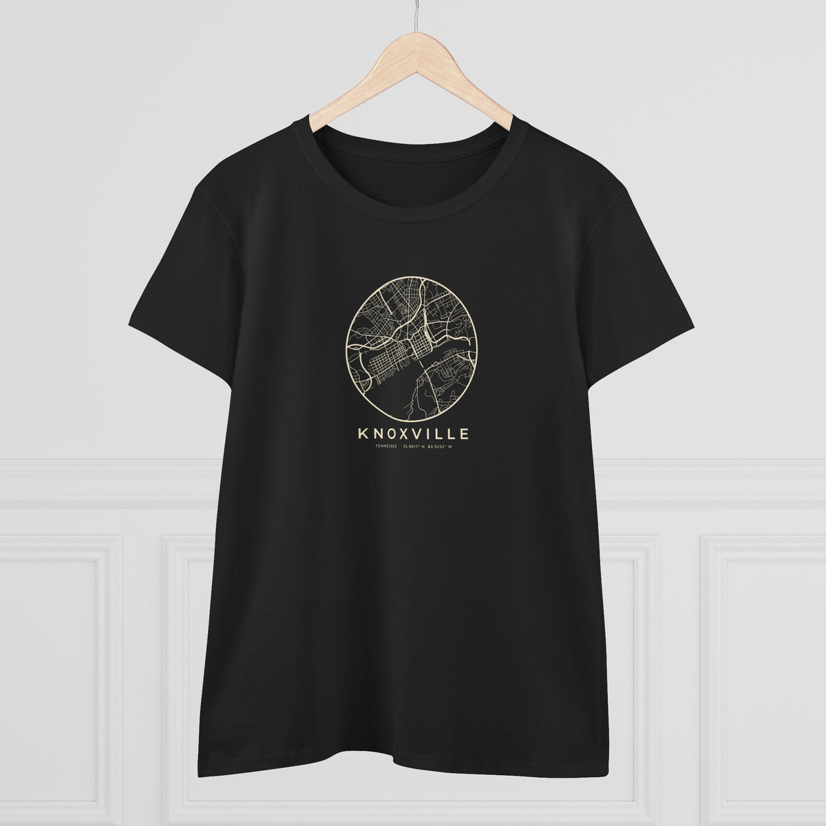 Knoxville Street Map Women's T-Shirt