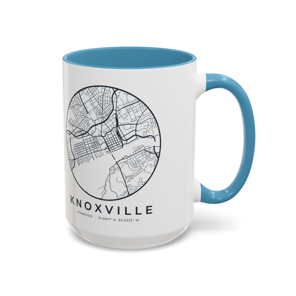 Knoxville Street Map Accent Mug