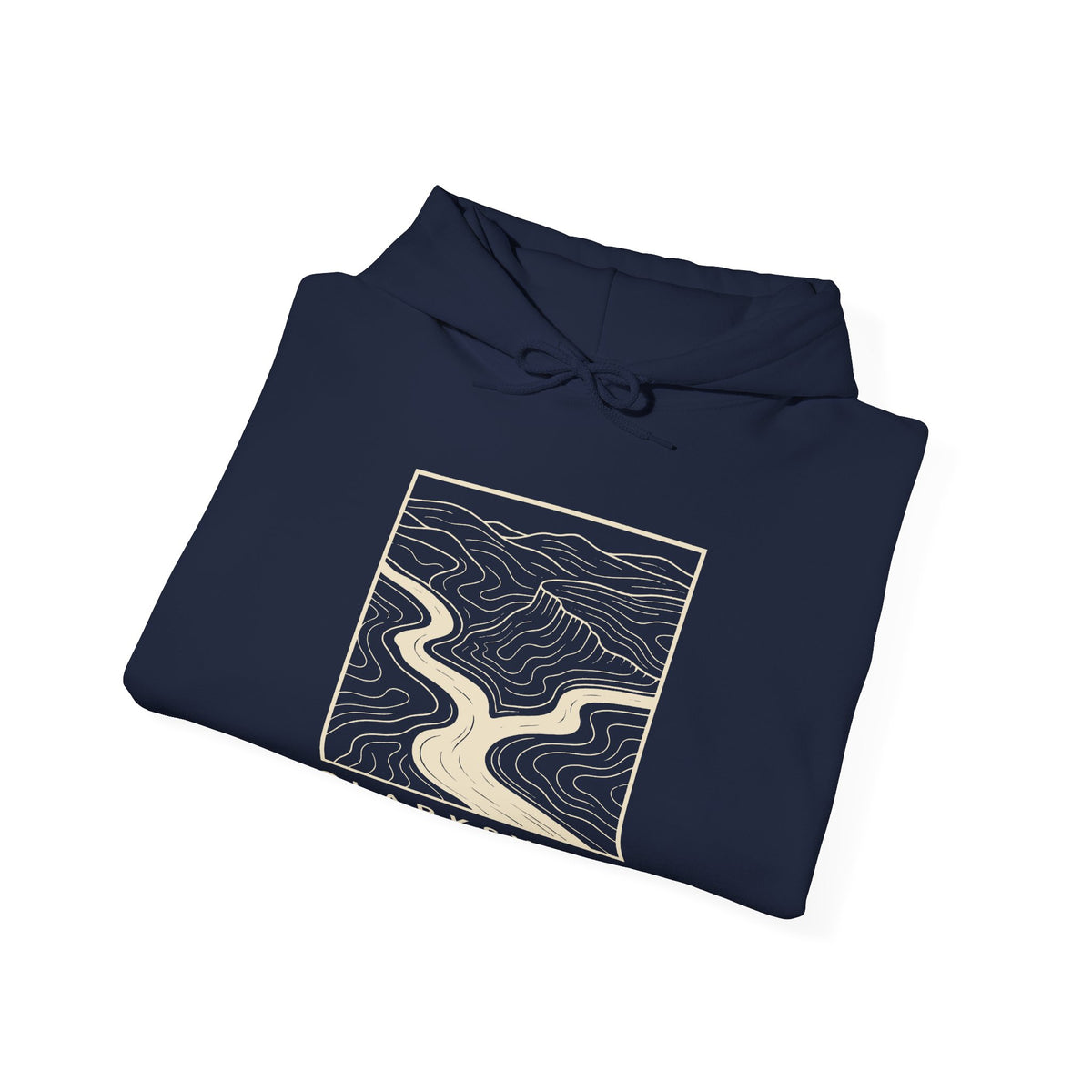 Clarksville Topo Map Hoodie