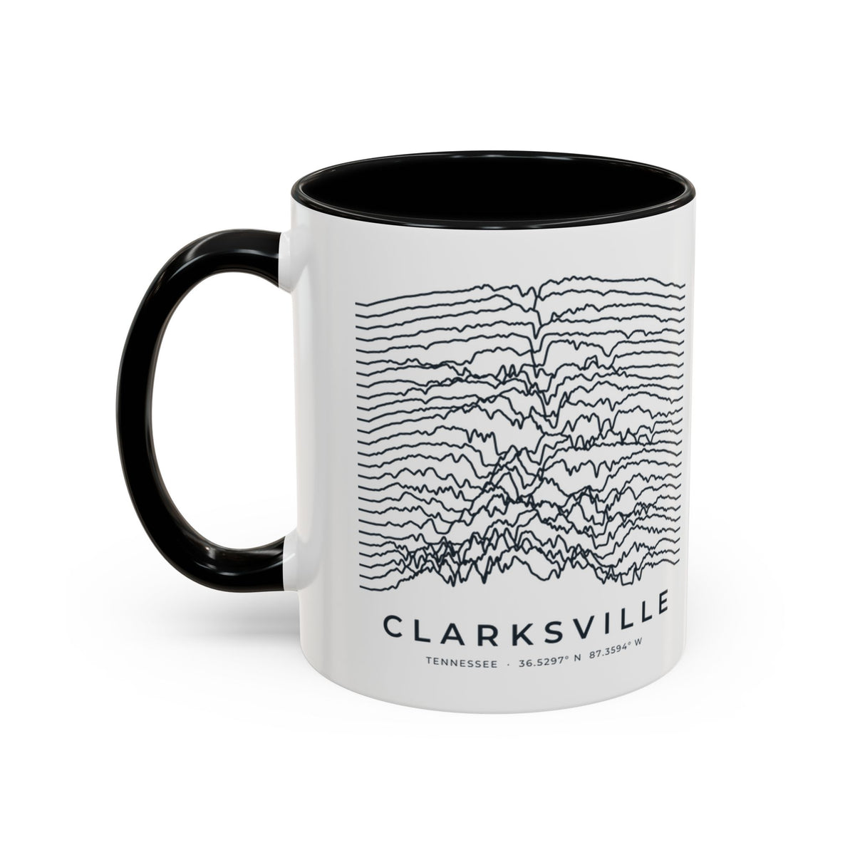 Clarksville Ridgeline Accent Mug