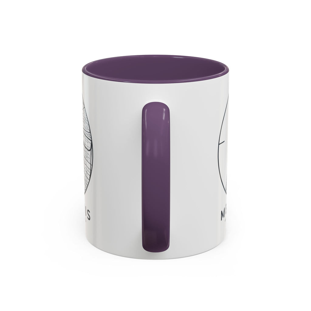 Memphis Street Map Accent Mug