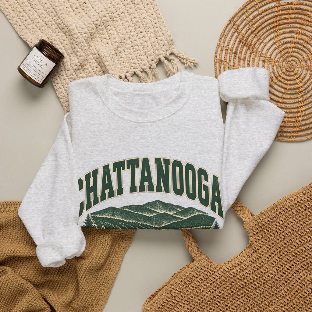 Chattanooga Vintage Varsity Crewneck Sweatshirt