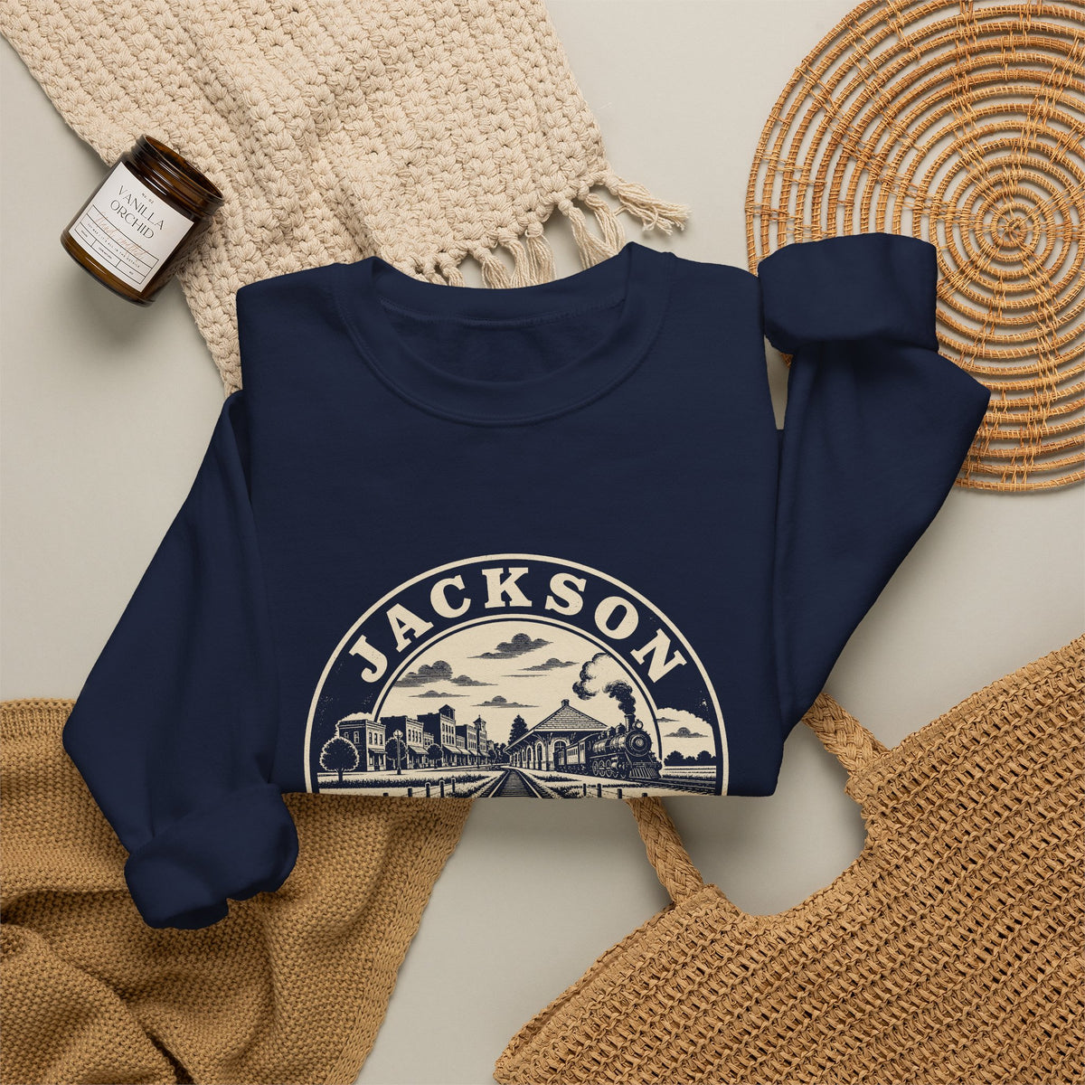 Jackson Park Badge Crewneck Sweatshirt
