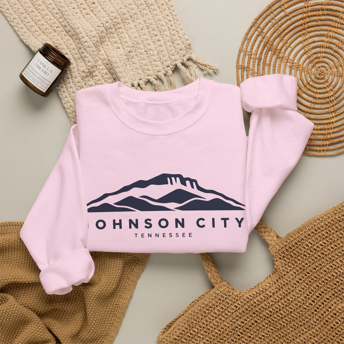 Johnson City Buffalo Mountain Crewneck Sweatshirt