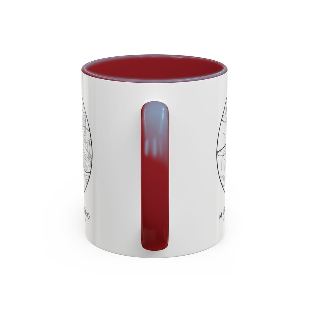 Murfreesboro Street Map Accent Mug