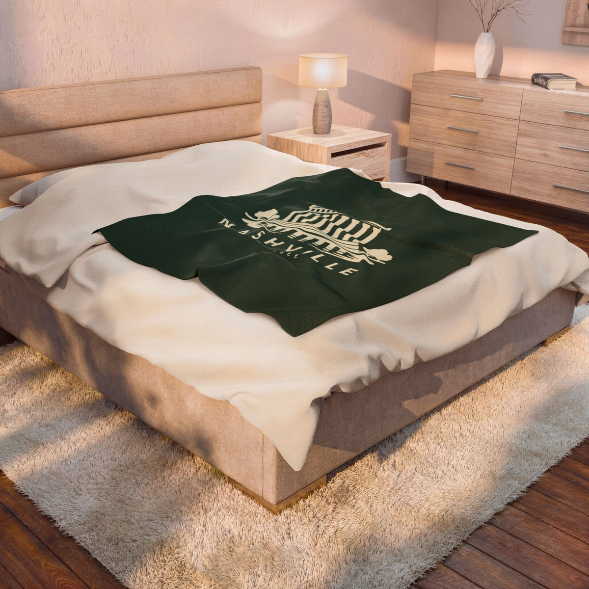 Nashville Parthenon Blanket (Forest Green)