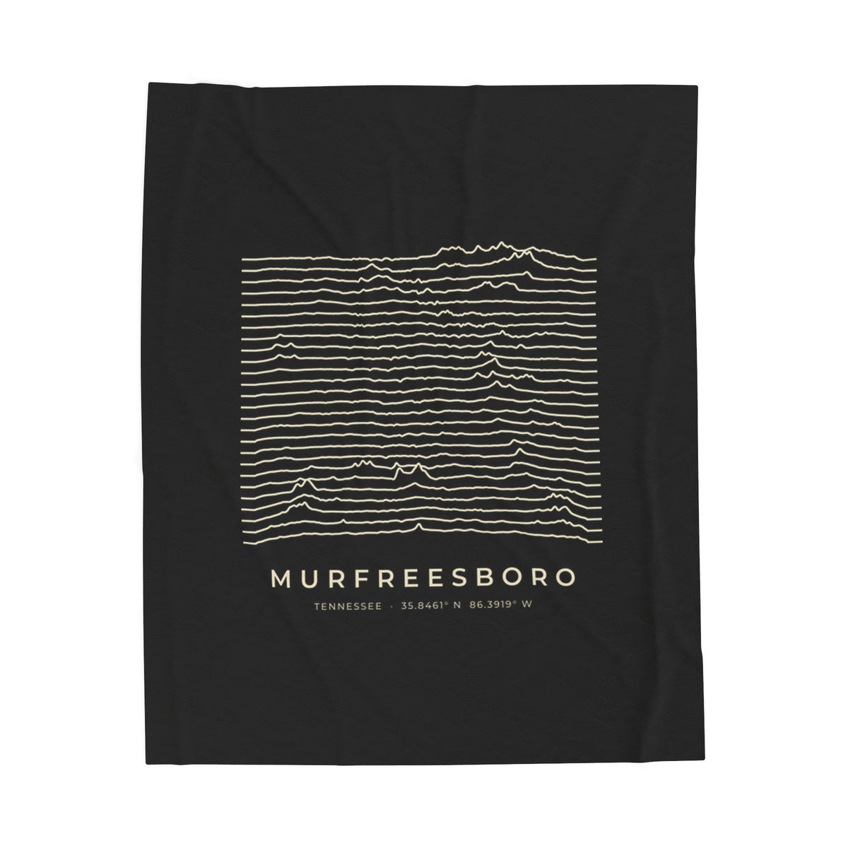Murfreesboro Ridgeline Blanket (Black)