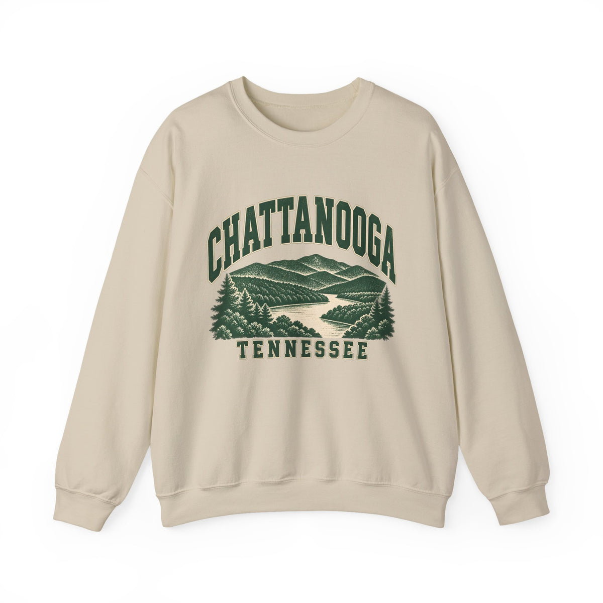 Chattanooga Vintage Varsity Crewneck Sweatshirt