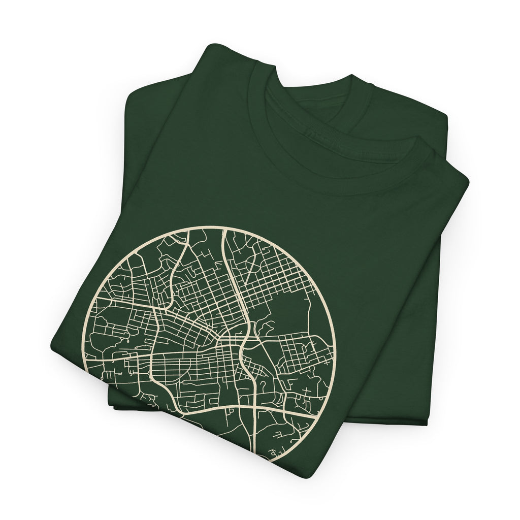 Johnson City Street Map T-Shirt