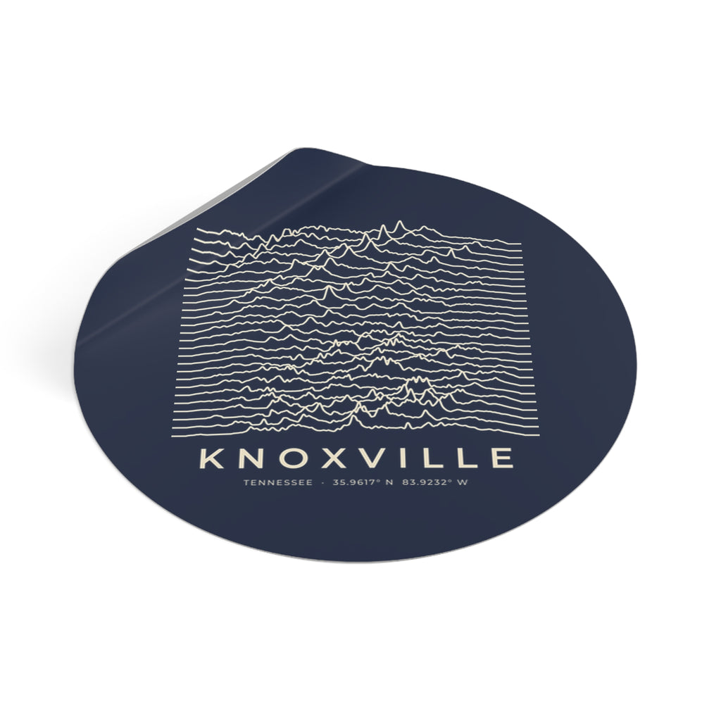 Knoxville Ridgeline Sticker (Navy)