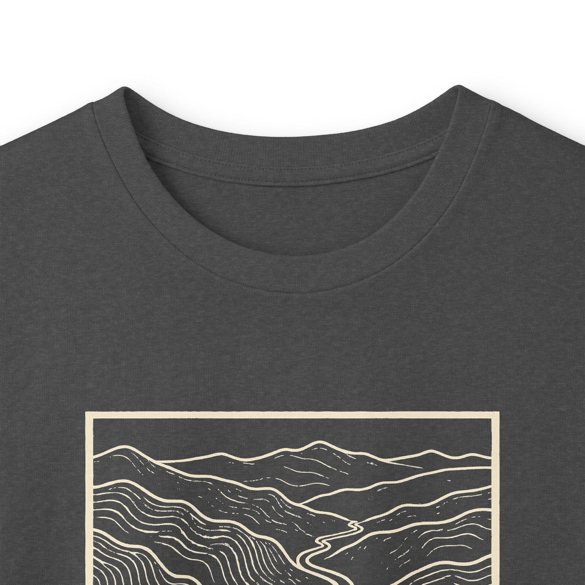 Johnson City Topo Map Long Sleeve T-Shirt