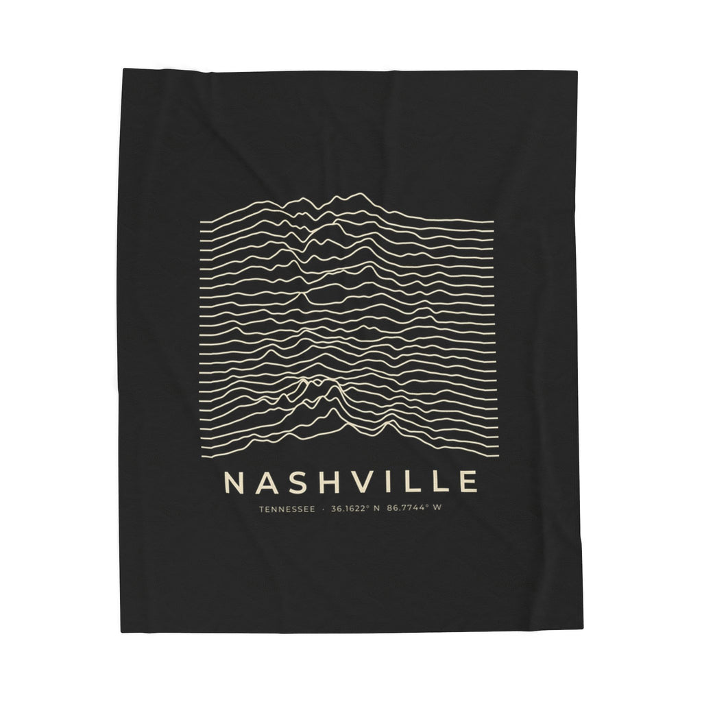 Nashville Ridgeline Blanket (Black)