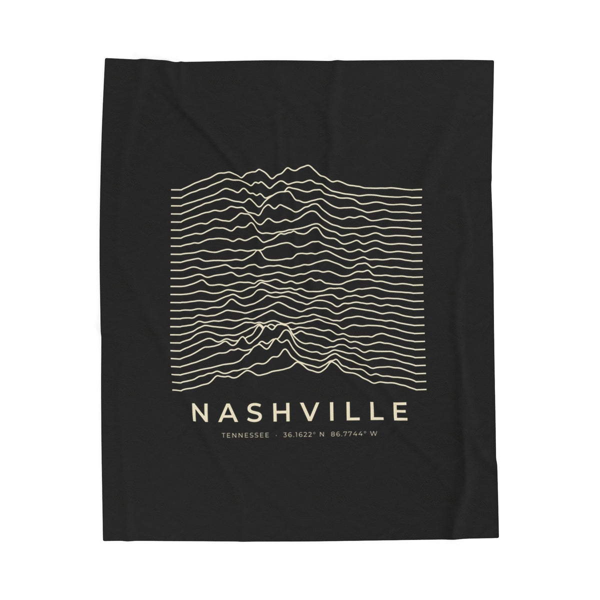 Nashville Ridgeline Blanket (Black)