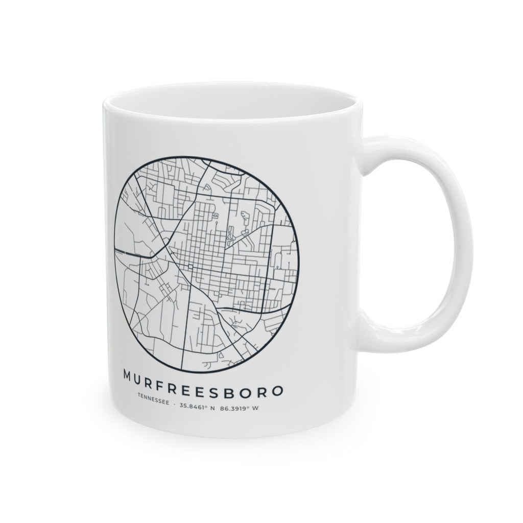 Murfreesboro Street Map Mug