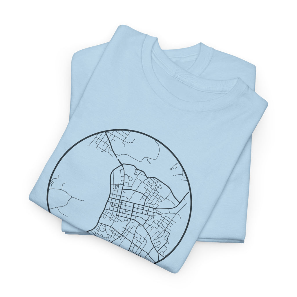 Clarksville Street Map T-Shirt