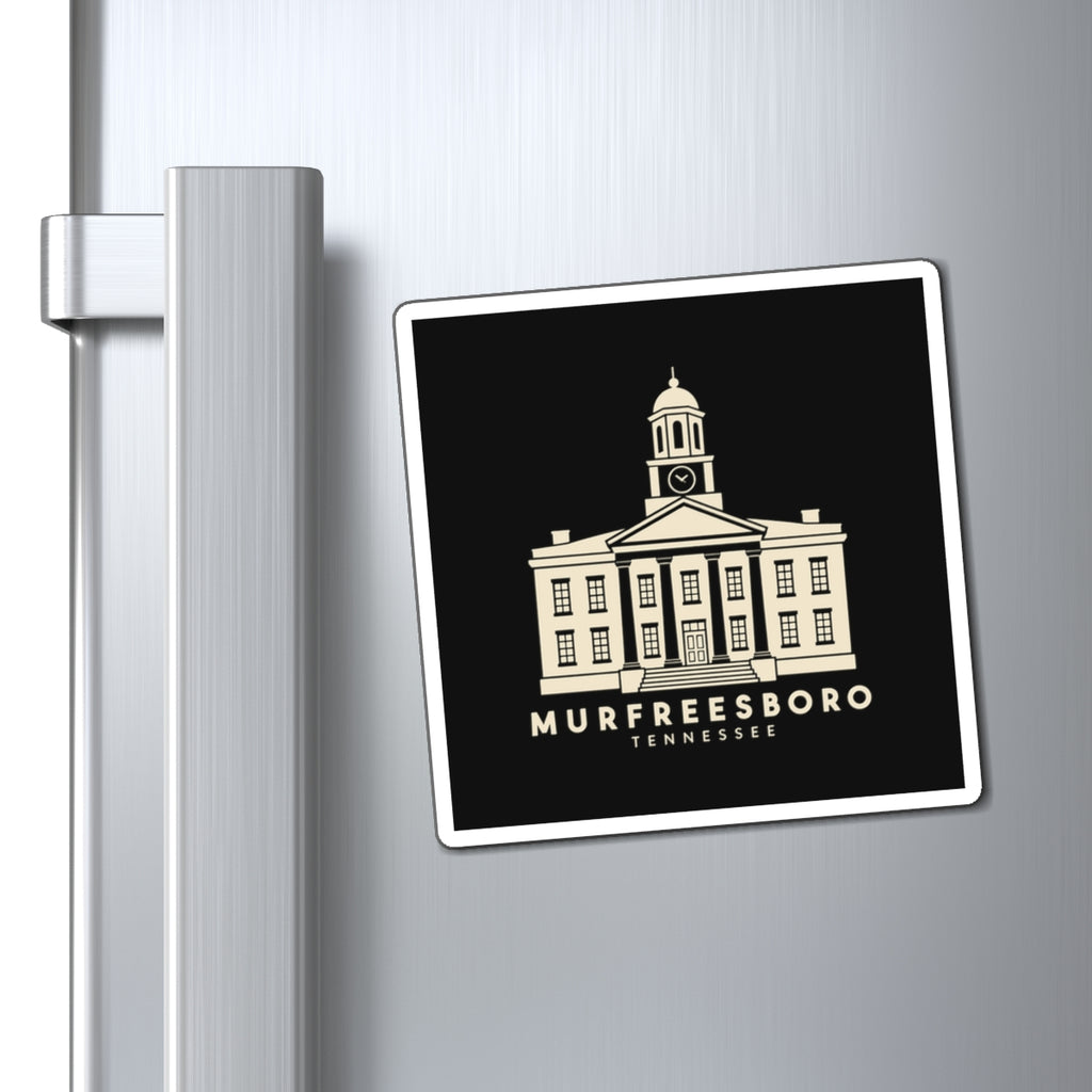 Murfreesboro Rutherford County Courthouse Magnet (Black)