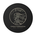 Chattanooga Street Map Sticker (Black)