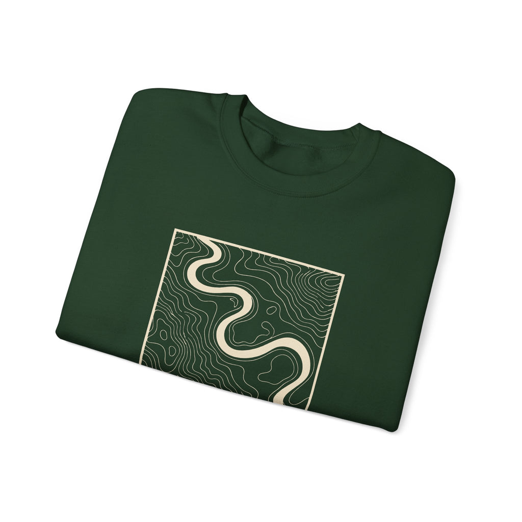 Jackson Topo Map Crewneck Sweatshirt