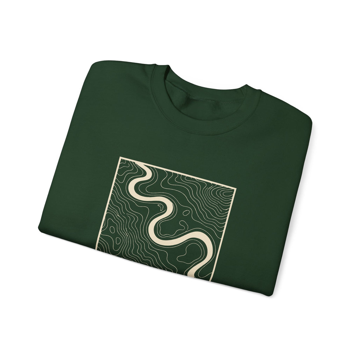 Jackson Topo Map Crewneck Sweatshirt
