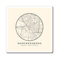 Murfreesboro Street Map Magnet