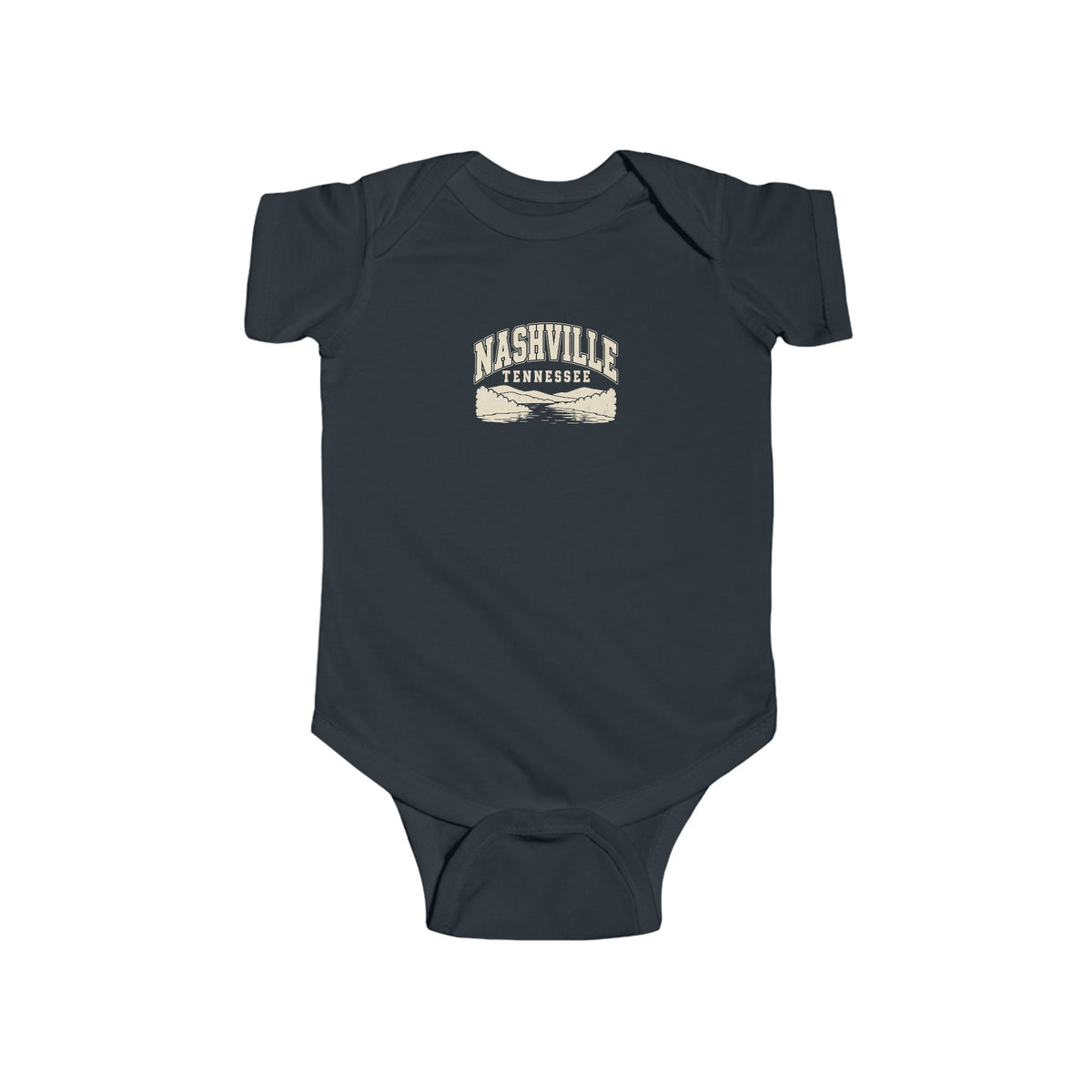 Nashville Vintage Varsity Baby Bodysuit