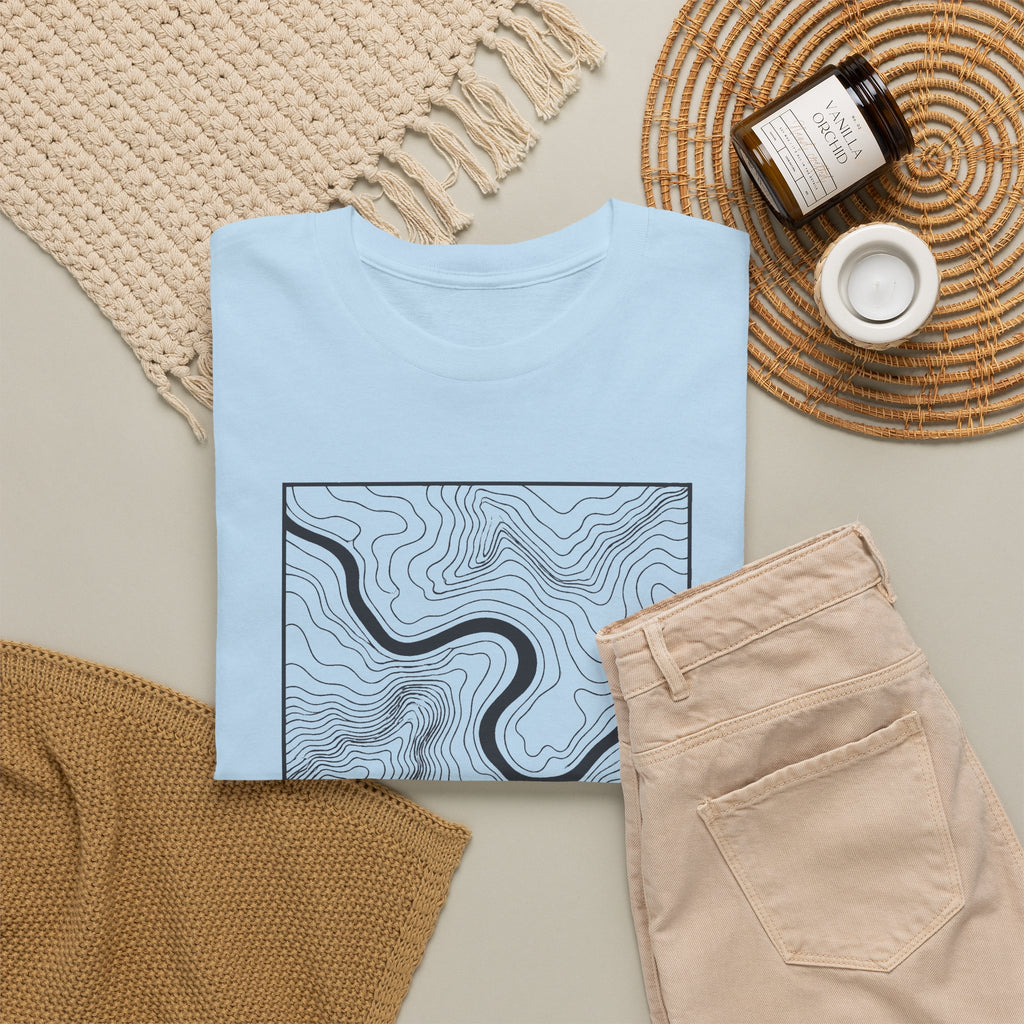 Chattanooga Topo Map T-Shirt