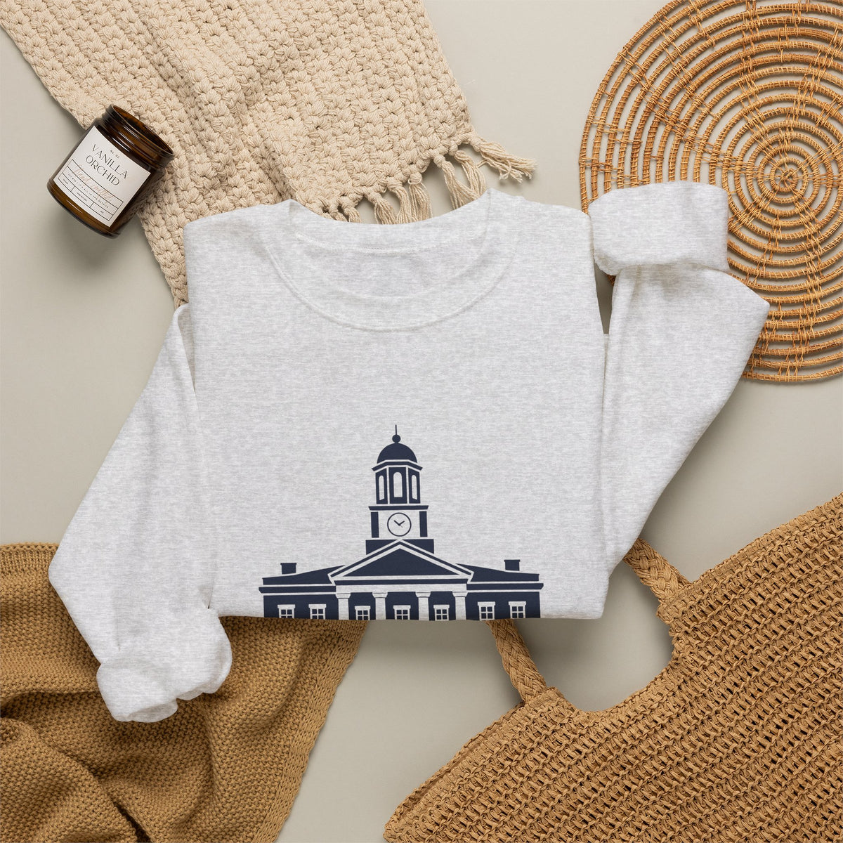 Murfreesboro Rutherford County Courthouse Crewneck Sweatshirt