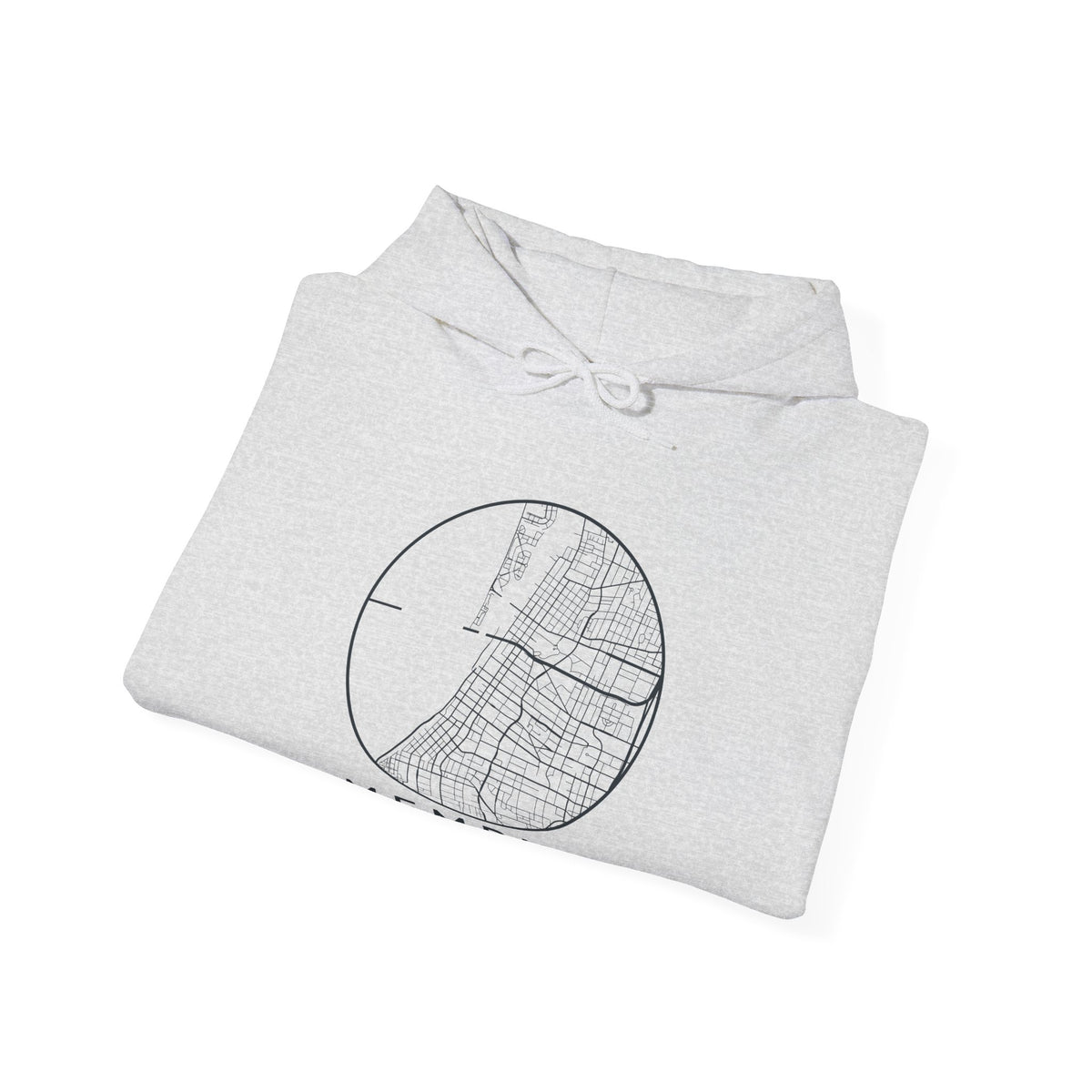 Memphis Street Map Hoodie