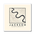 Jackson Topo Map Magnet