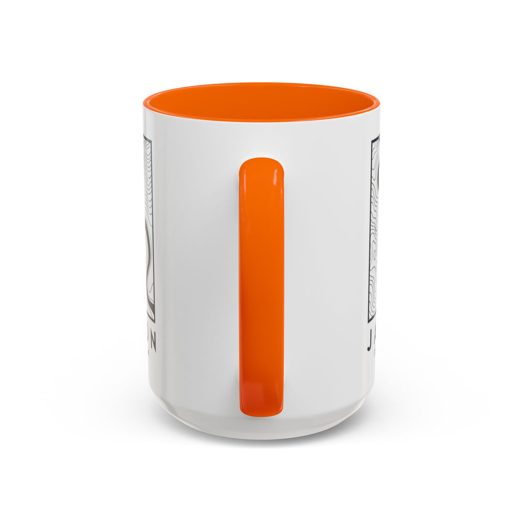 Jackson Topo Map Accent Mug