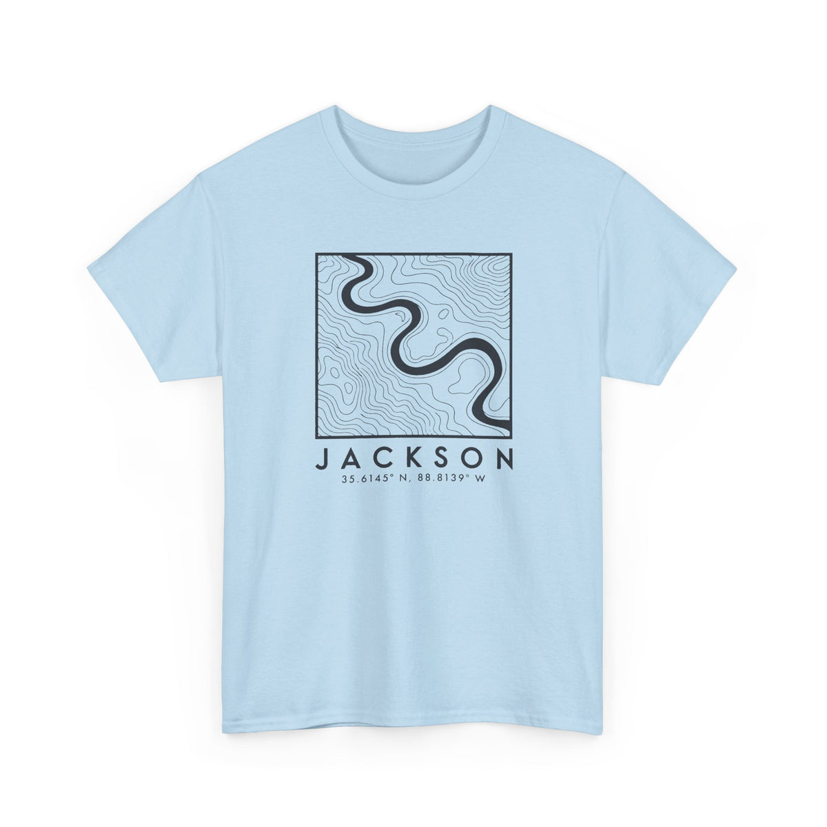 Jackson Topo Map T-Shirt