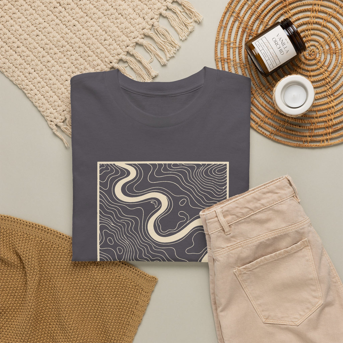 Jackson Topo Map T-Shirt