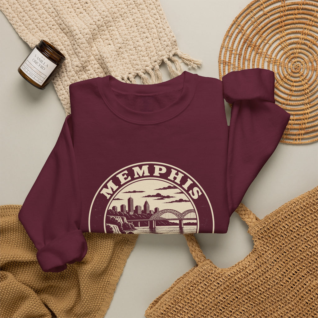 Memphis Park Badge Crewneck Sweatshirt