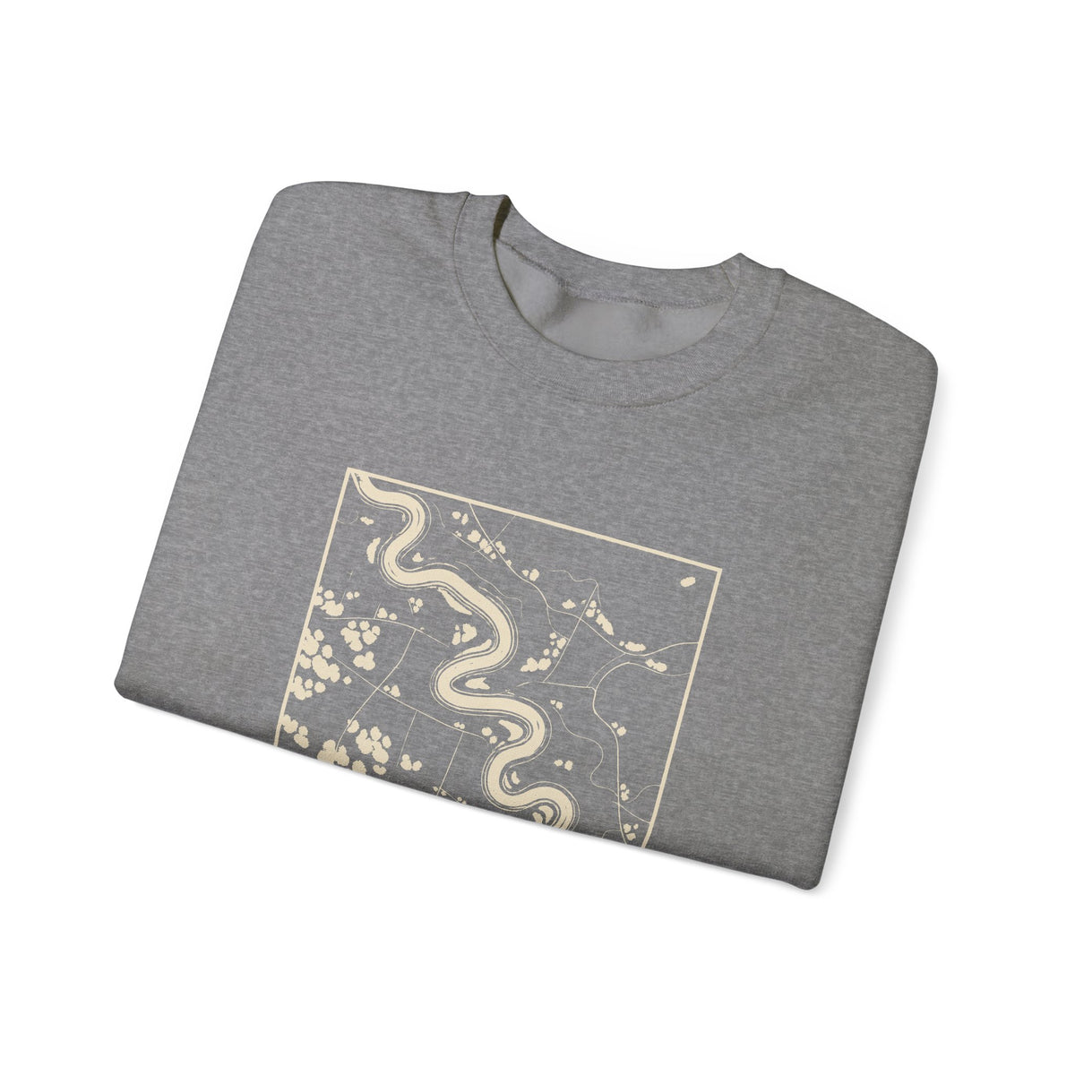 Murfreesboro Topo Map Crewneck Sweatshirt