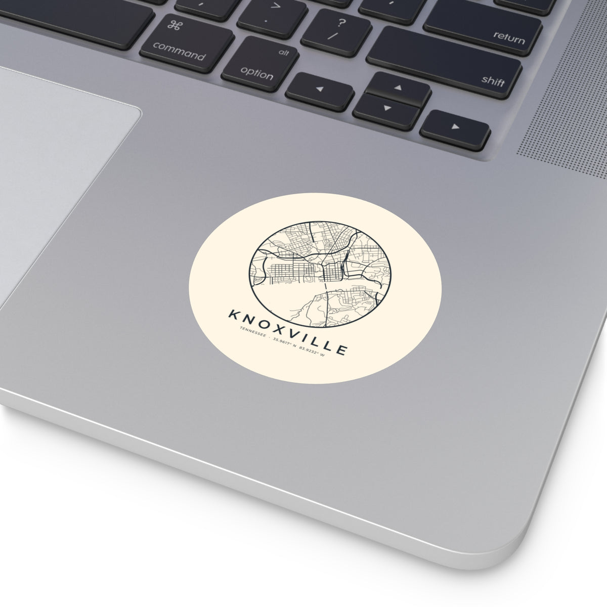 Knoxville Street Map Sticker